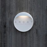 Applique murale LED moderne en aluminium blanc sable pour salon
