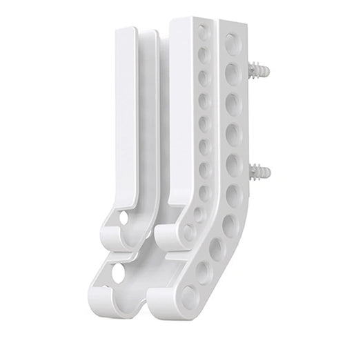 porte piles mural noir blanc moderne minimaliste perforations 10 piles aaa fixé vis