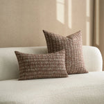 housse coussin géométrique moderne beige marron morroco polyester carré décoration maison canapé chaise voiture
