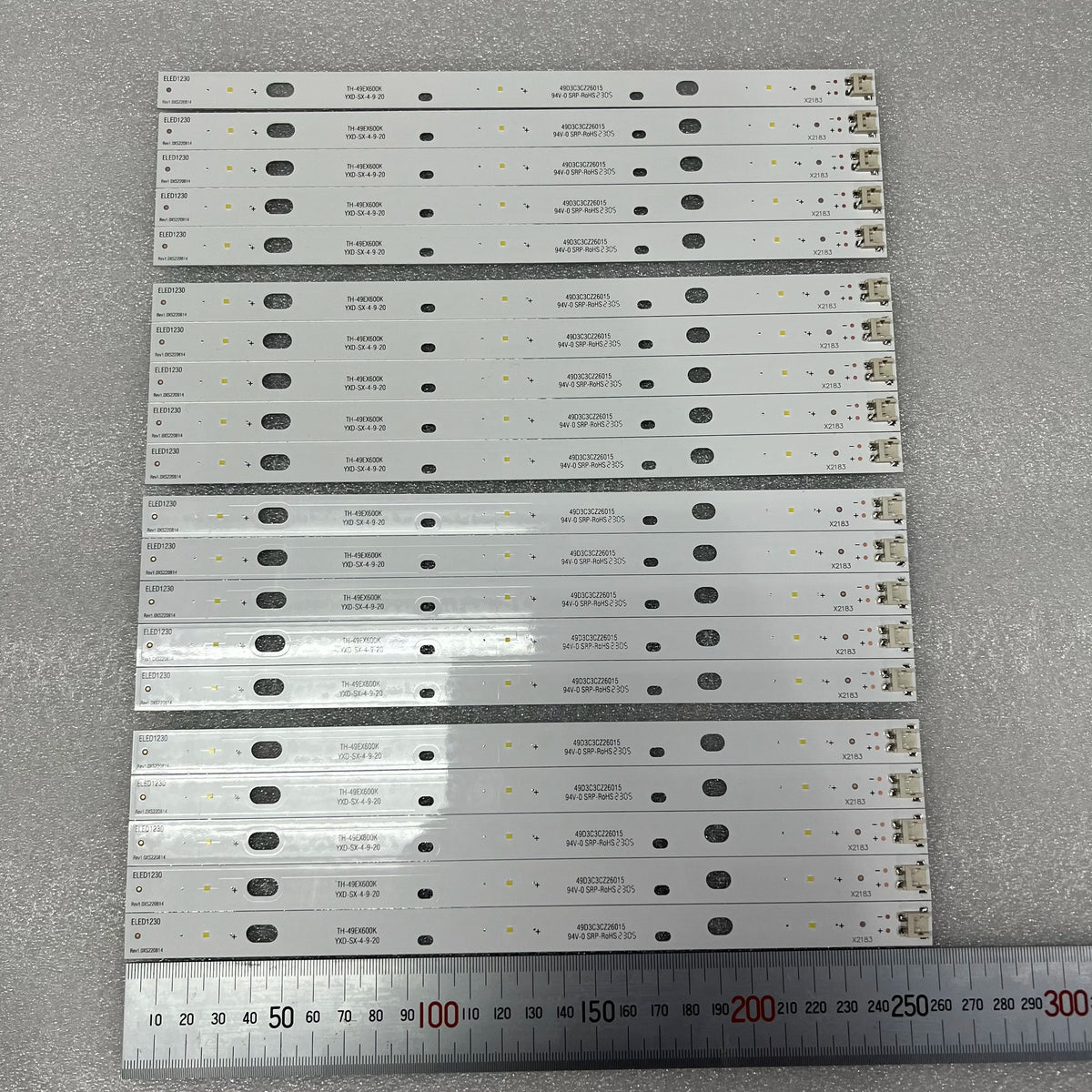 bande led blanc moderne 200mm connecteur smd 5v 100000h