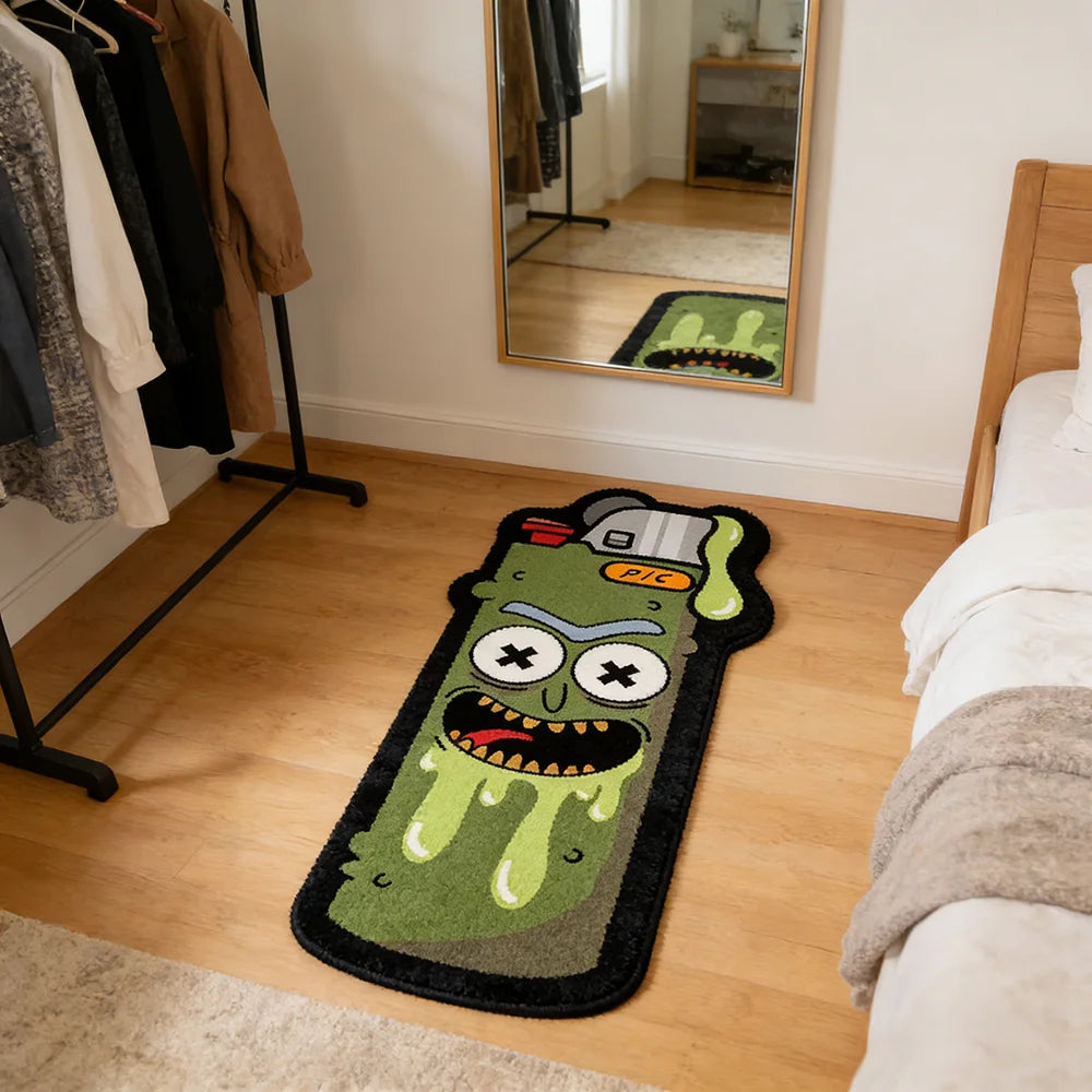 tapis dessin animé souriant chambre salon polyesters pile désossée couleurs vives cartoon