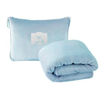couverture velours corail portable anti boulochage voyage pique nique sac rangement gris compact