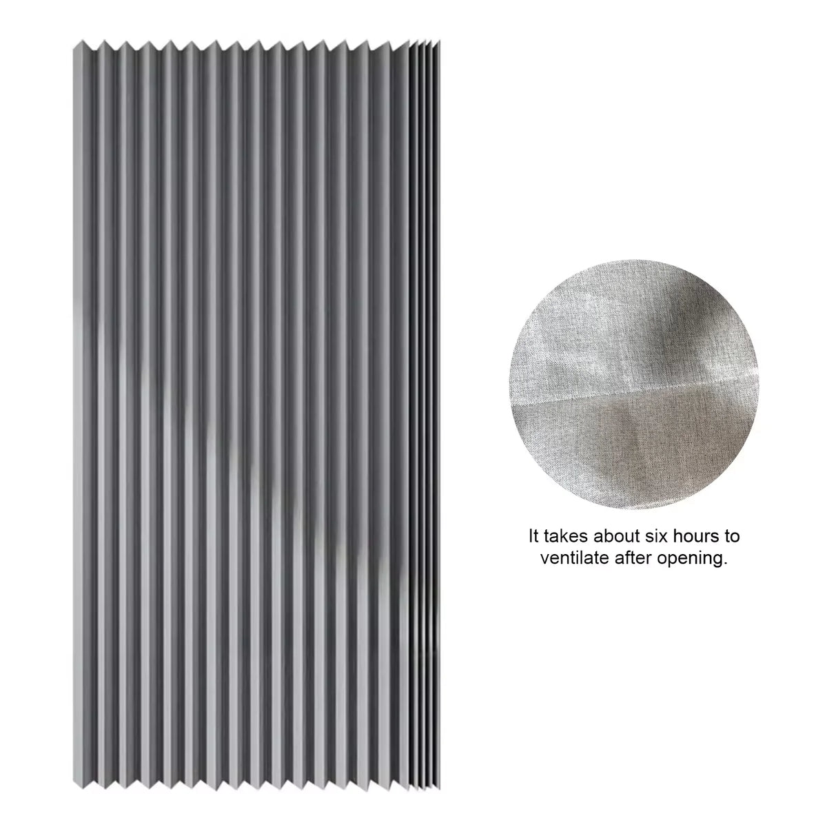 rideau douche gris foncé texturé rayures verticales moderne opacité ourlet standard polyester