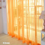 rideaux transparents modernes couleur violet blanc fenetre voilage decoratif textiles maison