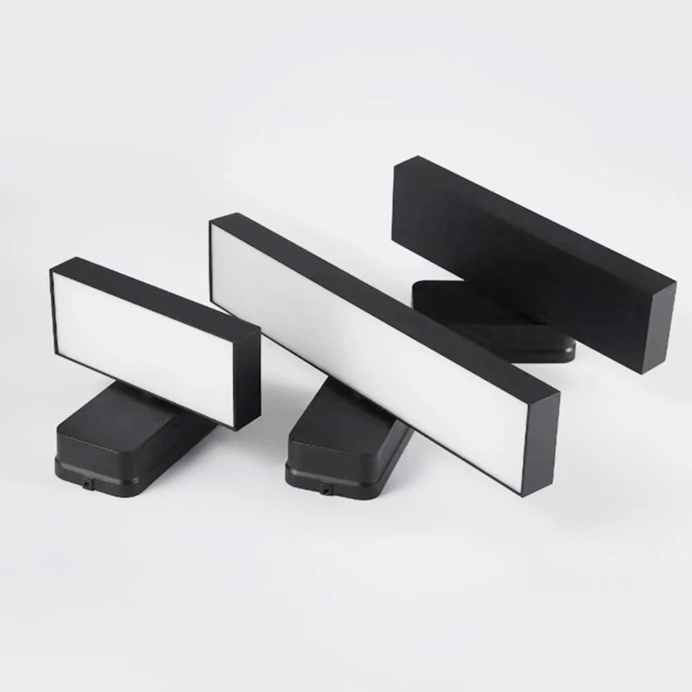 applique murale moderne led étanche ip65 noir blanc 2492000lm 2050cm