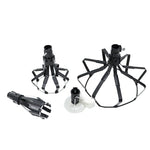 grille fixation industrielle robuste clips pièces noires opaques pommes terre 15cm longueur