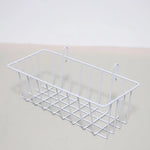 paniers suspendus noir blanc maille métallique moderne minimaliste clips muriaux