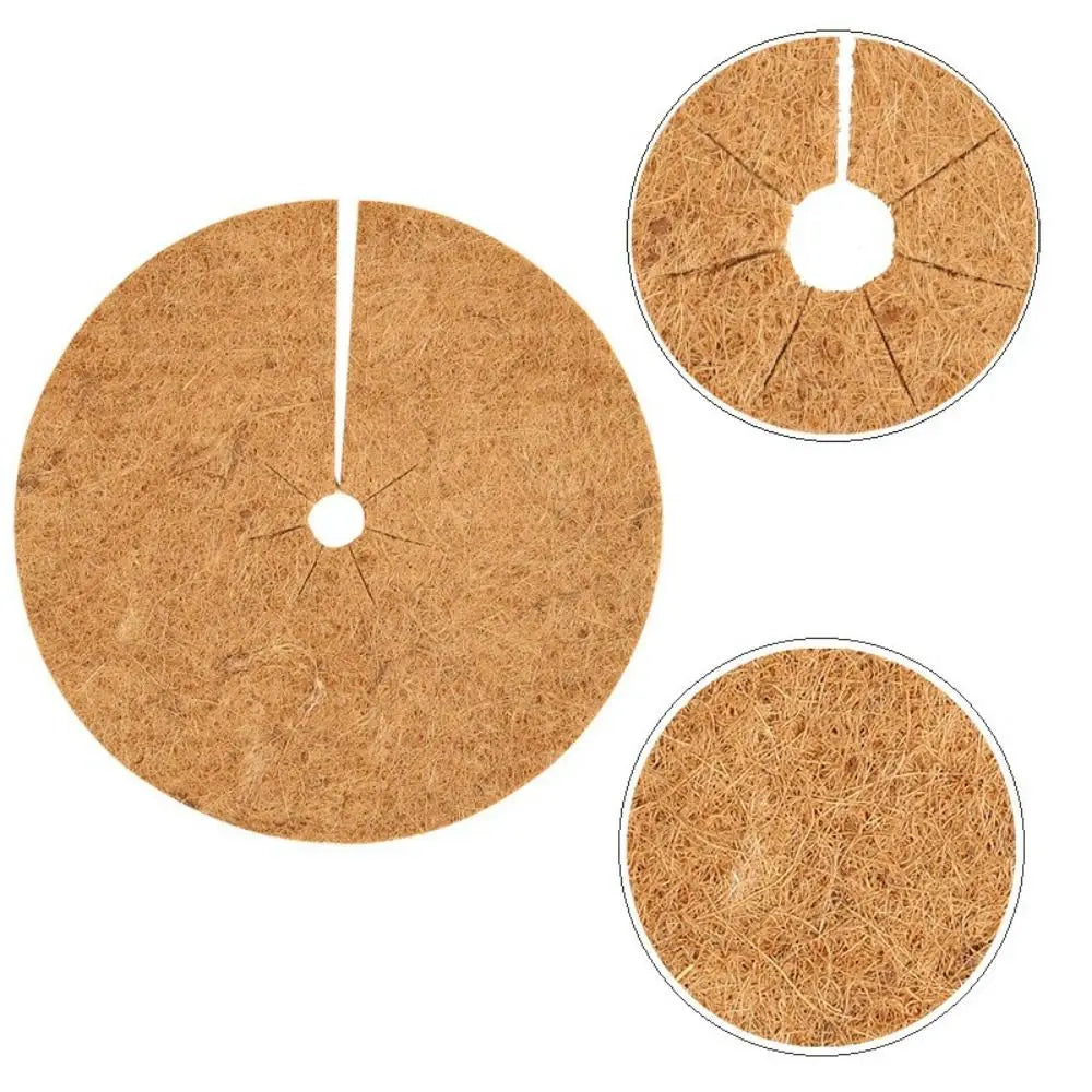 anneau paillage arbre marron clair fibres naturelles non uniformes opacité naturel rustique trou central