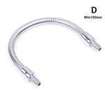 câble flexible tissé noir gris métallisé moderne industriel ø1.8mm ø4mm m4