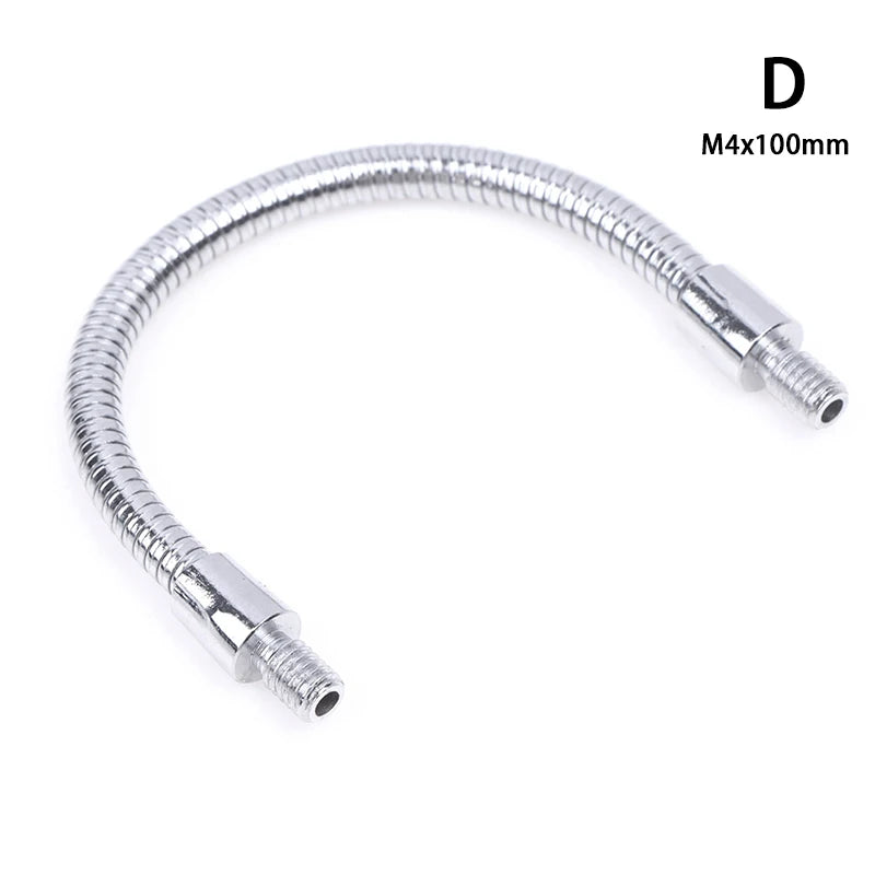 câble flexible tissé noir gris métallisé moderne industriel ø1.8mm ø4mm m4