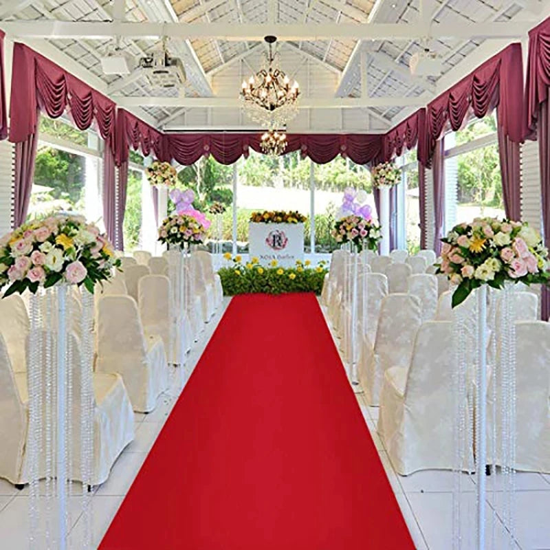 tapis rouge personnalisable moderne allée événement mariage longueur variante décoration intérieure extérieure festive