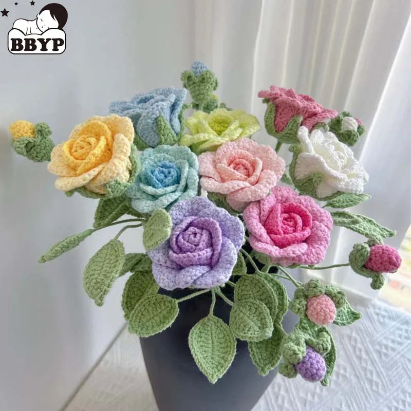 bouquet main multicolore artisanal intérieur décoration maison occasion anniversaire mariage
