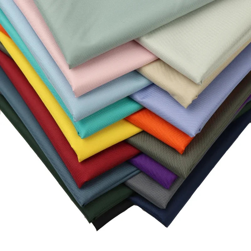 tissu imperméable polyester toile tente largeur 170cm couleur noir rouge blanc beige marine moderne