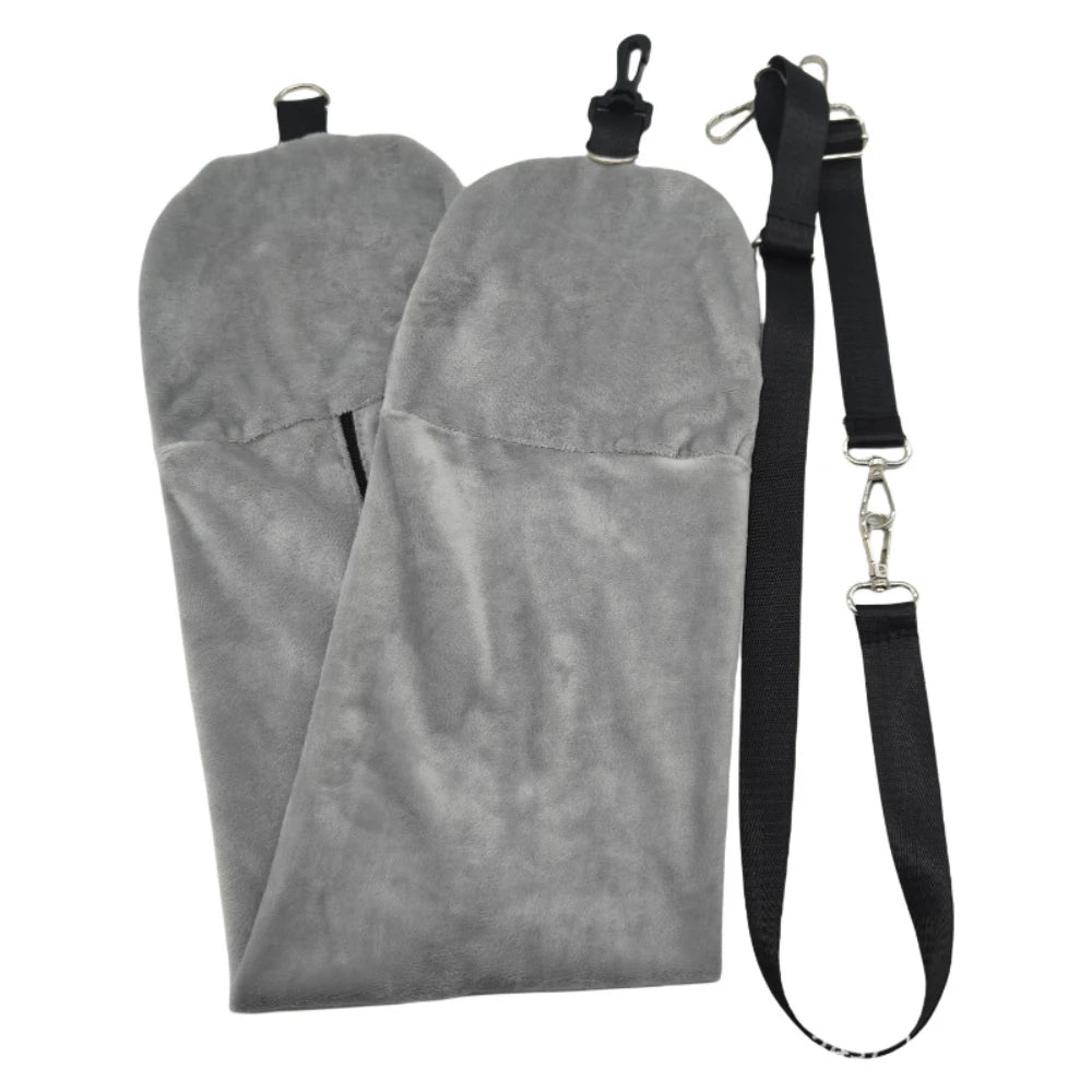 oreiller voyage velours rose pâle confortable épaulières ajustables sac dos portable compressible coton polyester