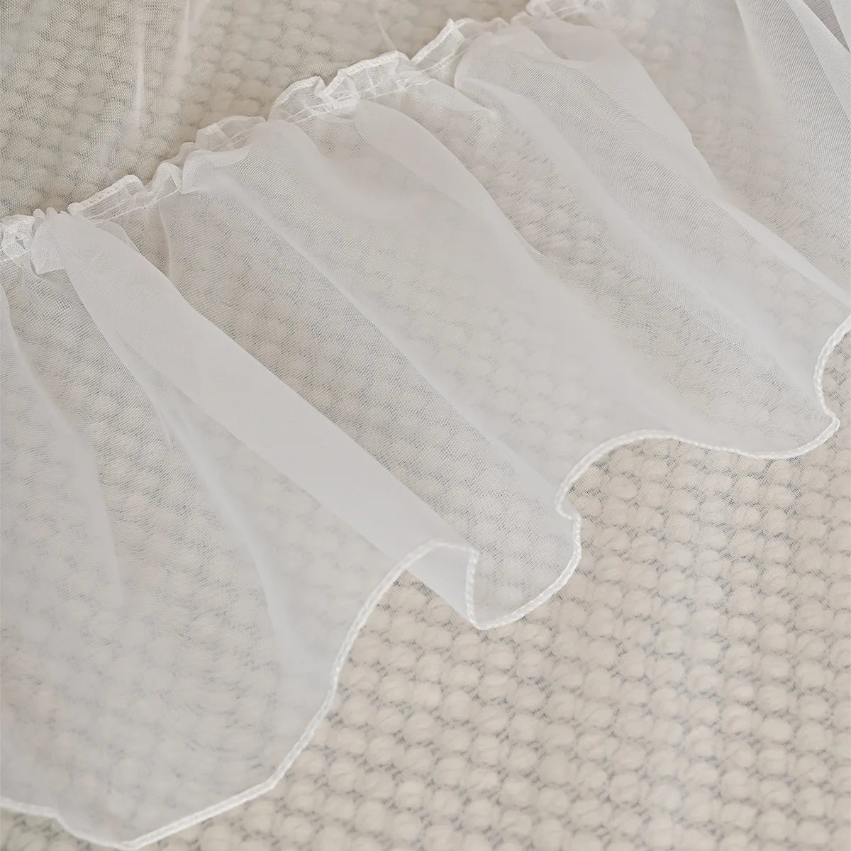 rideau blanc beige rose voile fronces transparent classique romantique deux panneaux anneaux