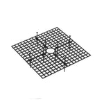grille support plantes noir marron moderne 19cm 30cm 52cm rond carré
