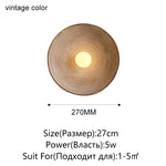 lampe murale led texturée minimaliste bohème éclairage mural chambre coucher