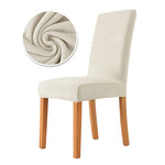 housse chaise velours moderne vert foncé gris clair adhésif élasthanne polyester