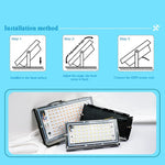 projecteur led extérieur aluminium moderne blanc noir éclairage parking stade tunnel haute puissance 50w