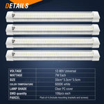 lampe led blanc froide 48 72 84 108 leds 10 watts moderneintérieur double face