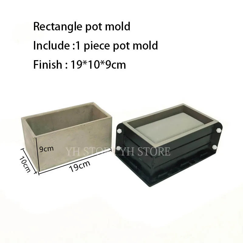 moules silicone pots fleurs diy craft release facile modernes grises blanches