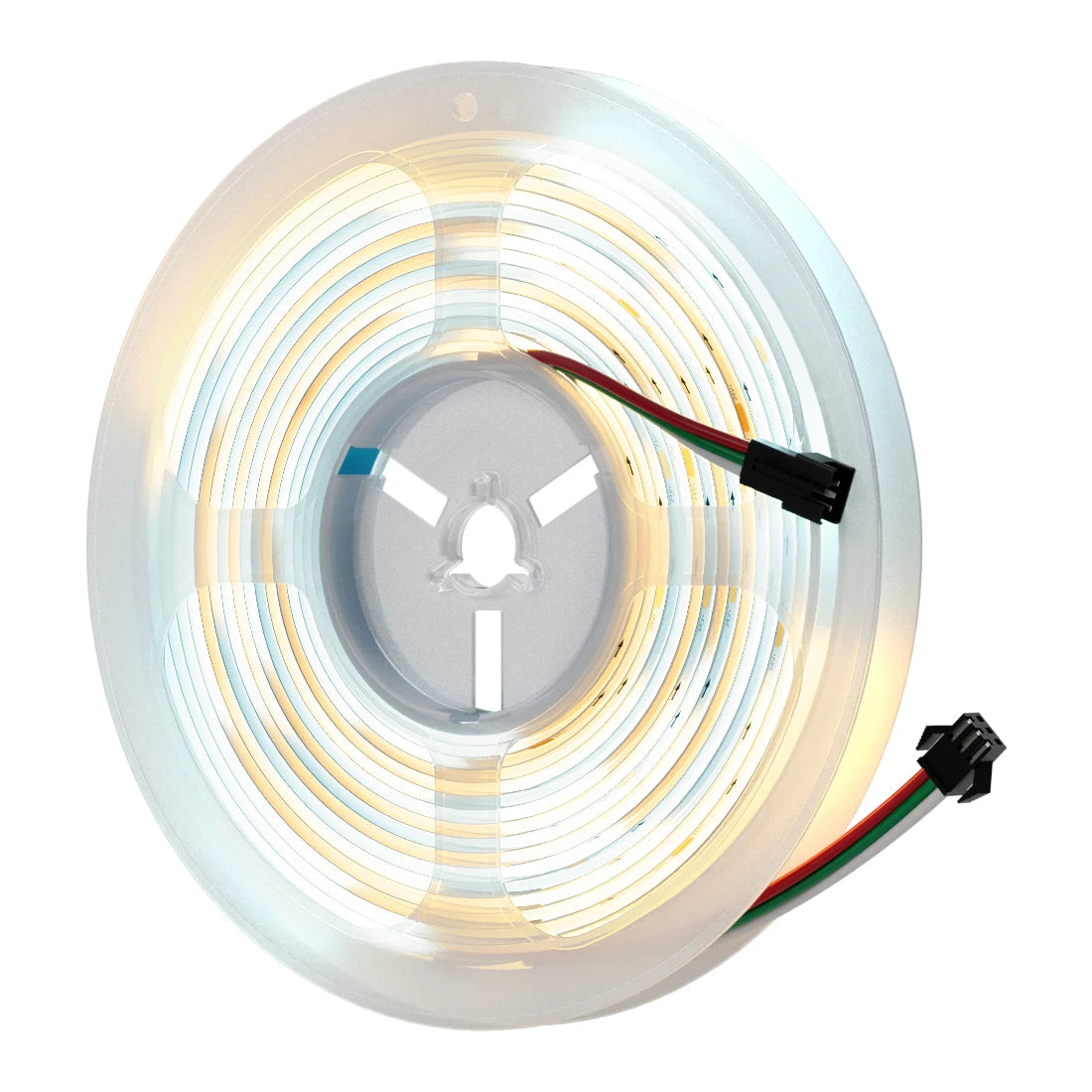 ruban led 576 led 2700k 6500k 24v clips horizontales moderne blanc jaune bleu