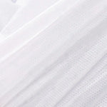draps housses jetables blancs texture moderne table massage coussin cou