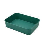 boîtes rangement modernes blanc vert organiseurs cuisine maison articles divers emballage plat respectueux environnement