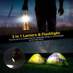lanterne pliable rechargeable led solar portable étanche ip65 noir moderne camping survivalurgence