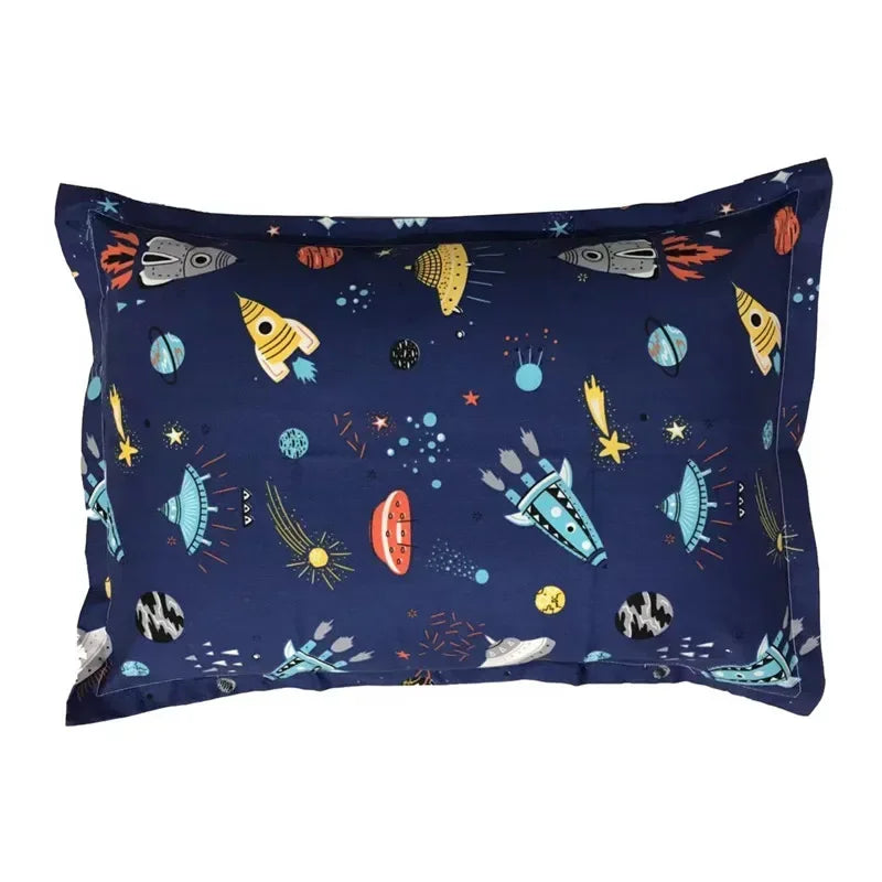 taies d'oreiller bébé 100% coton dessin animé étoiles feuilles moderne gris blanc jaune rose