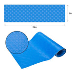 tapis antidérapant bleu diamanté piscine protection sol fond marin opalescent