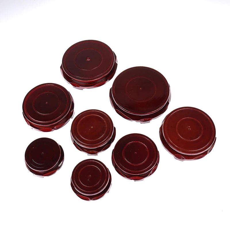 support décoratif rouge foncé classique objets lisses sans visibilité fixations multiples tailles incluses