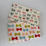 tissu popeline coton biodegradable 160x50cm moderne rayures diagonales points nœuds blanc bleu rose vert