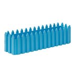 clôture décorative moderne pots fleurs réutilisables jaune rose bleu vert violet blanc