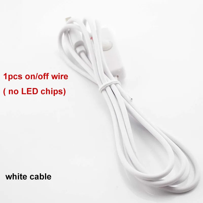 bande led blanc jaune matrice diodes modernes 31mm 75mm 150mm cible diy usb