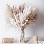 décoration intérieure bouquets fleurs séchées naturelles rose romantique anniversaire mariage