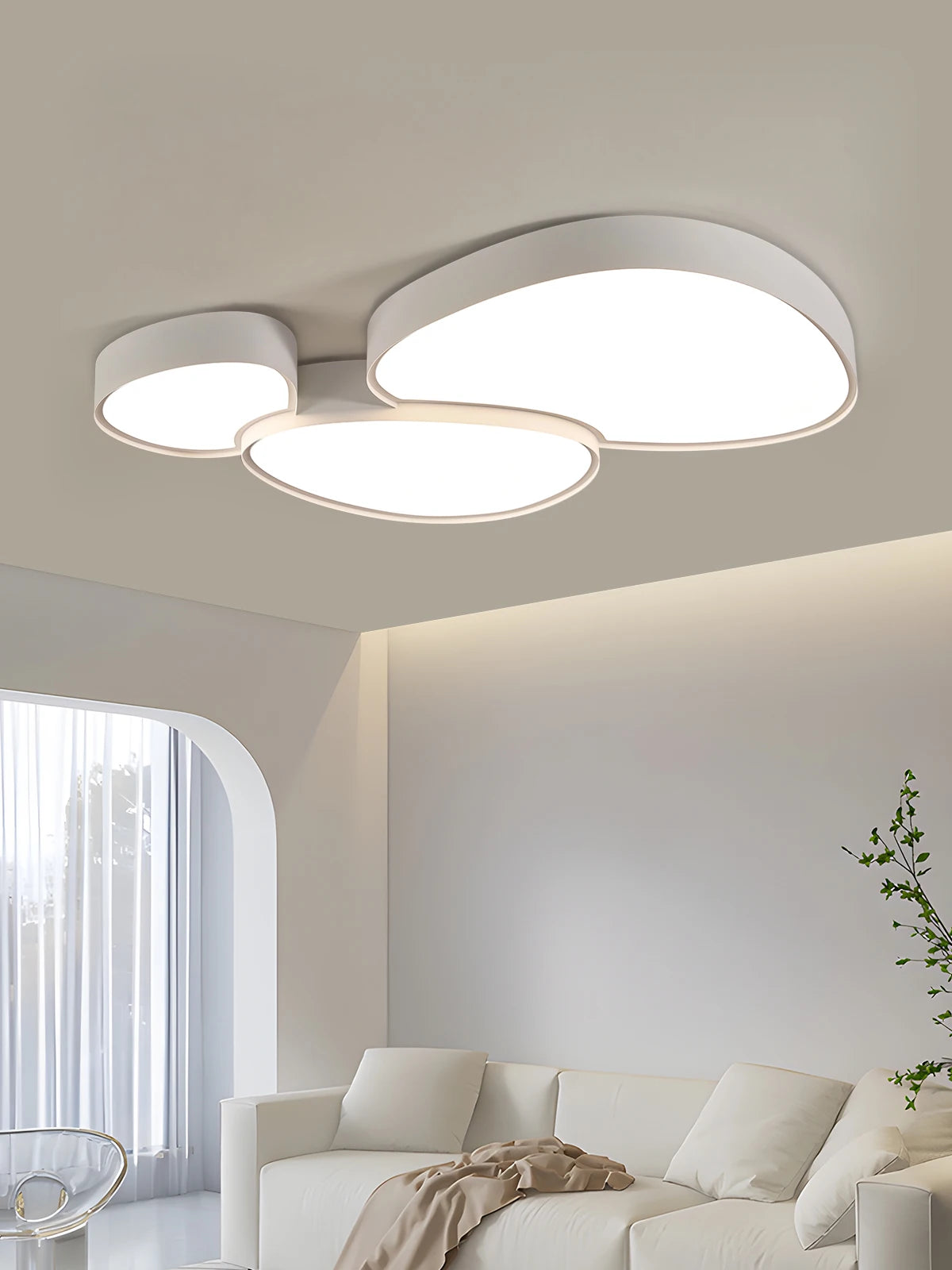 lampe moderne blanc noir éclairage quotidien cuisine salle manger chambre entree