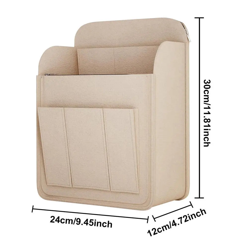 sac dos noir gris polyester moderne bandes ajustables poches multiples rangement cosmétiques téléphone