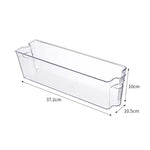 boîtes rangement transparentes moderne poignées crèmes gels lotions fridge organizer