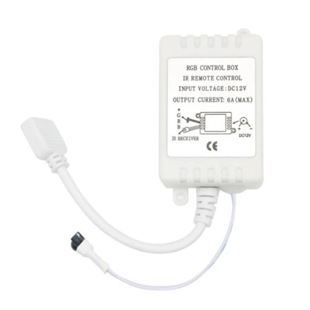 contrôleur led rgbw télécommande câble connexion bande led rvb blanc moderne 12v 72w ir