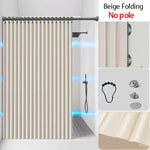 rideau douche gris foncé texturé rayures verticales moderne opacité ourlet standard polyester