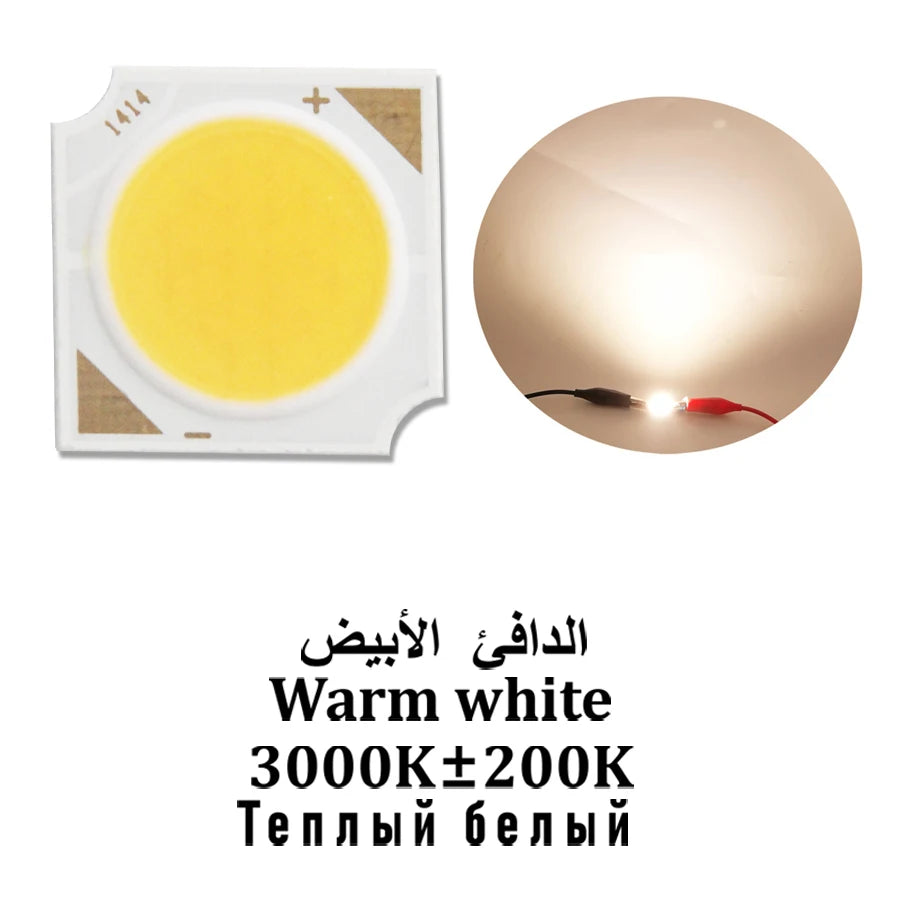 modules led 10w 12w 3w 5w 7w 14x14mm blanc naturel chaud moderne