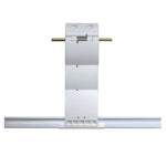 support lampe blanc moderne plat lisse 52mm 250mm aluminium tringle fixe chambre salon
