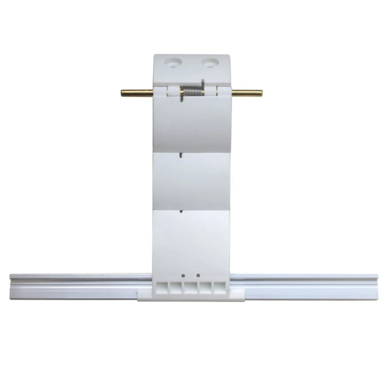 support lampe blanc moderne plat lisse 52mm 250mm aluminium tringle fixe chambre salon