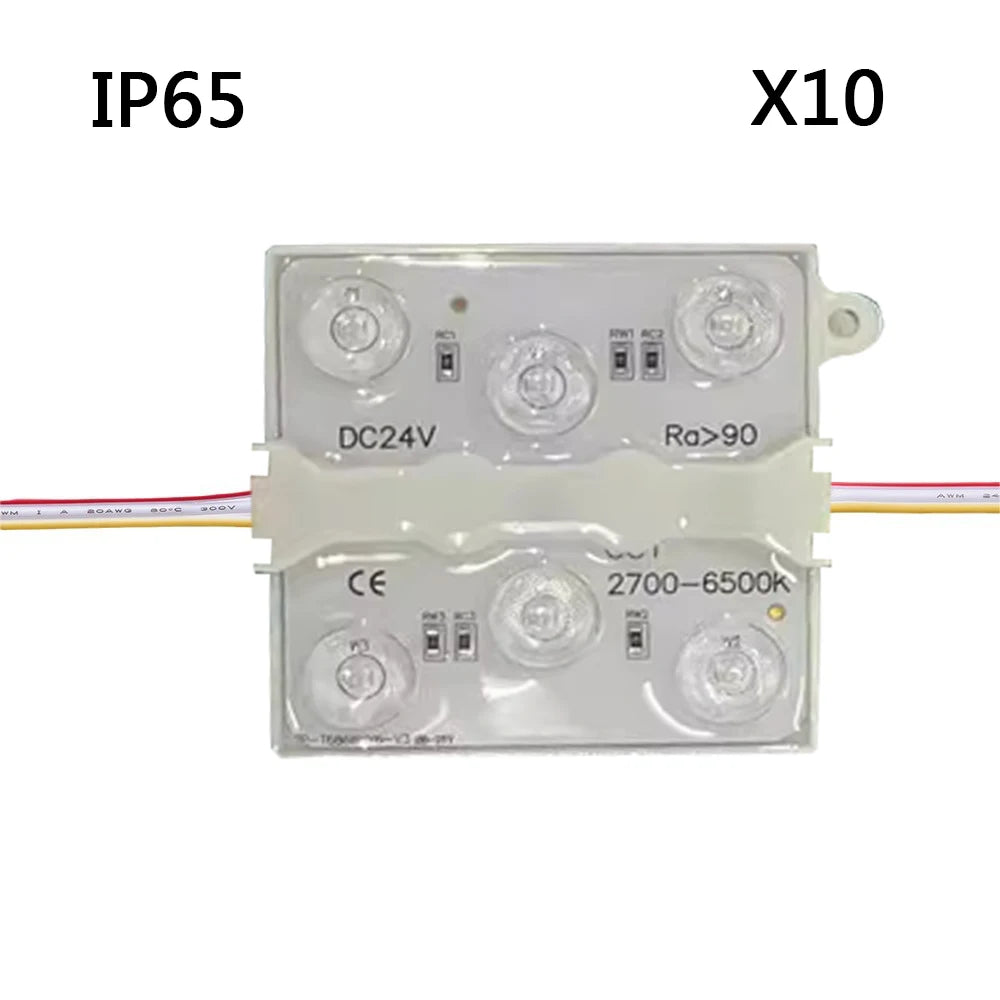 plaque led blanc circuits imprimés diodes modernes connecteurs électriques 24v ccs dimmable