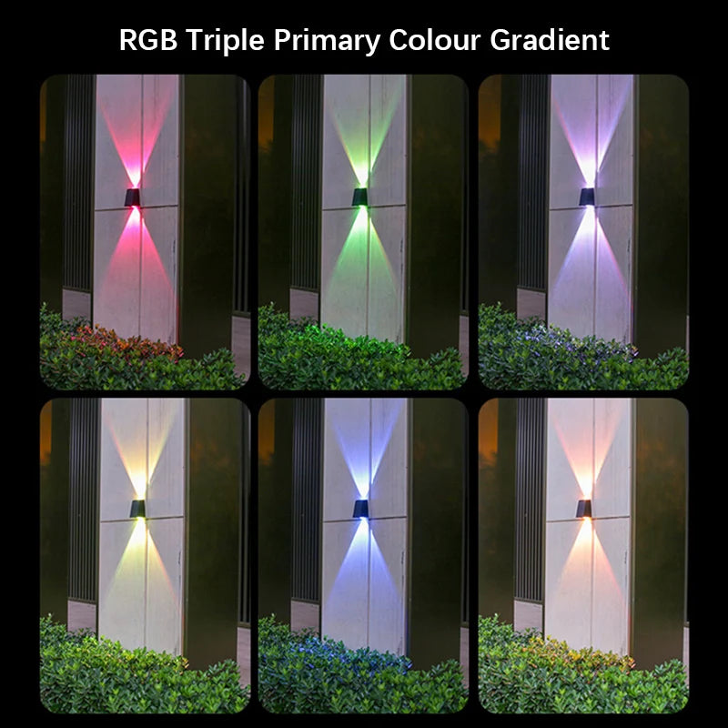 Lampe murale solaire LED Shenzhi Tech éclairage haut bas maison jardin decoration écologique robuste