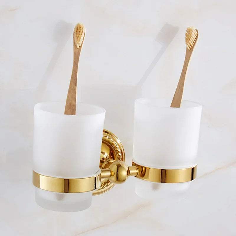 accessoires salle bain or chrome classiques porte savon serviettes anneau roulé fixations murales