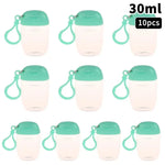 bouteille d'eau portable transparente moderne clip ensembles couleurs variées pratiques rechargeables
