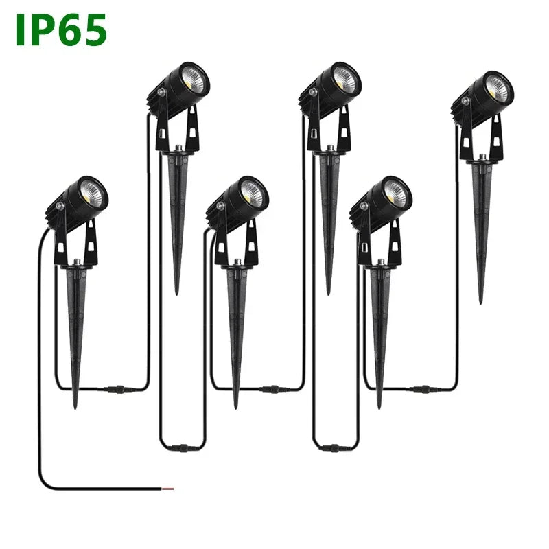 projecteur led jardin 50w étanche ip65 moderne noir 2m cable