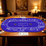 tapis poker gris illustrations cartes poker moderne antidérapant résistant intérieur salon adultes